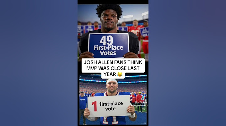 Buffalo Bills Fans think the 2024 NFL MVP was Close between Lamar Jackson & Josh Allen 😂