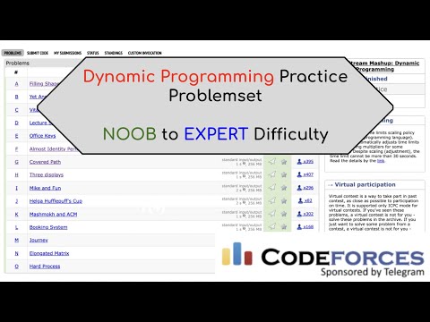 Complete Dynamic Programming Practice - Noob to Expert | Topic Stream 1