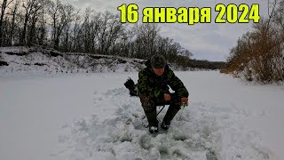 Зимняя Рыбалка На Речке 16 Января 2024