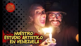 NUESTRO ESTUDIO ARTISTICO EN VENEZUELA, se nos fue la luz a mitad de la grabación.