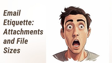 Mastering Email Etiquette: Managing Attachments and File Sizes