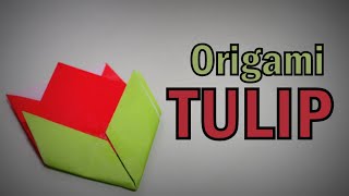 Origami - How to make a TULIP
