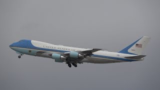 Air Force One (92-9000) departs Las Vegas!