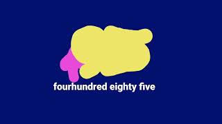 Cctvtoyshow&faustinochannelAblockandfriends number logo count backwards from 500 - 491 my countdown 