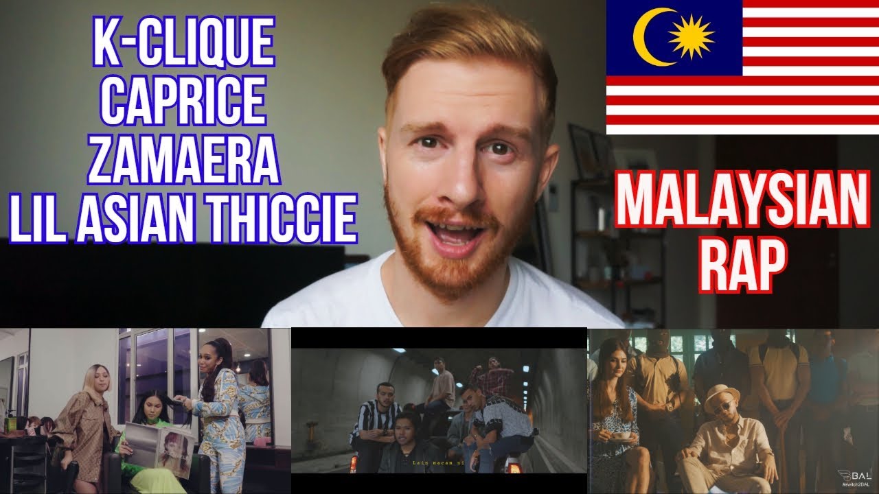 REACTING TO MALAYSIAN RAP (K-CLIQUE - CAPRICE - ZAMAERA X LIL ASIAN ...
