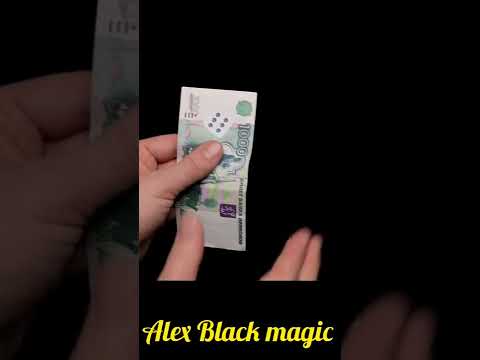 Alex Black money magic tricks #magic #shorts #magictricks #money #funny