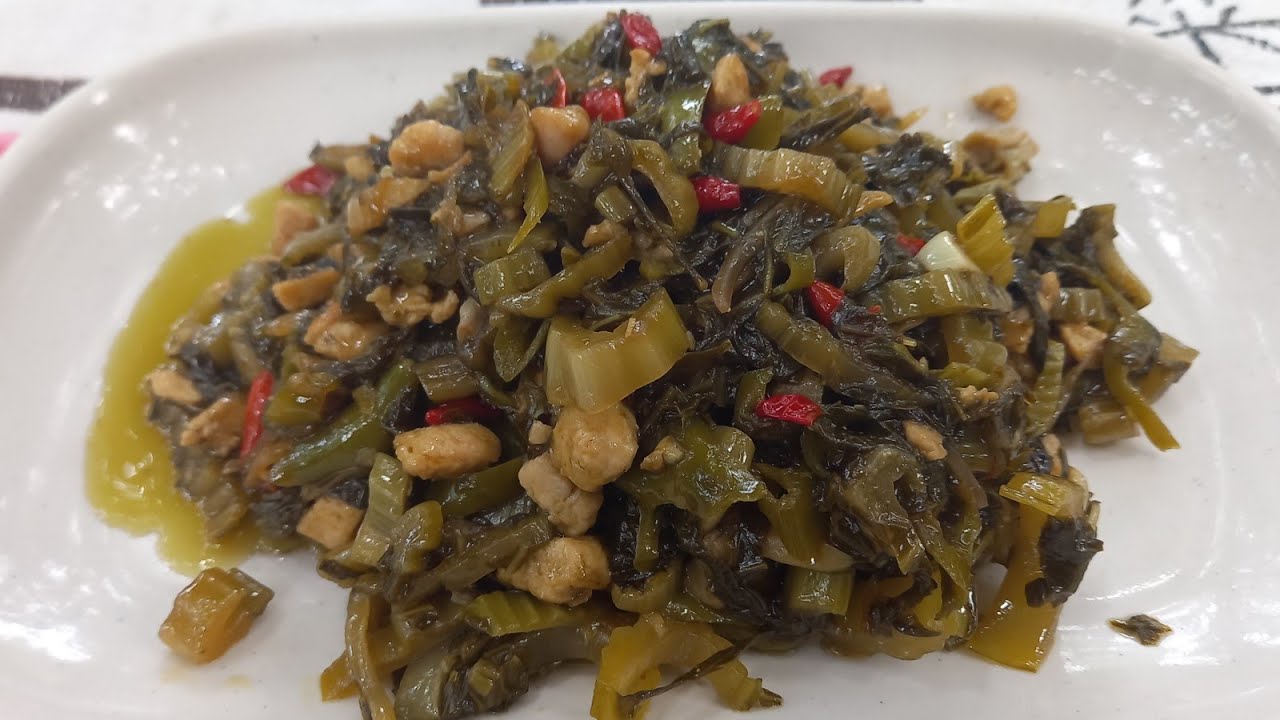 RESEPI SAYUR MASIN HAM CHOI YouTube