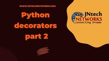 Python decorators part 2          #pythonforbeginners