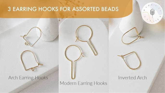 14K Gold Filled Textured Earring Hooks, Gold Filled Earring Hooks for  Jewelry Making, Simple Earring Hooks With Loop, Twist Ear Wire -  Norway