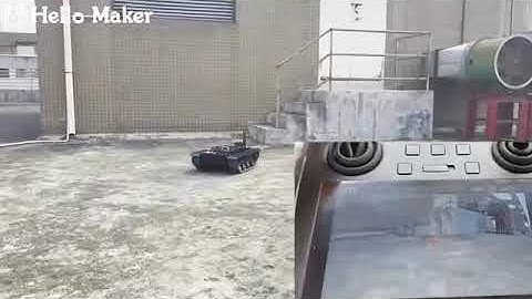 Hello Maker-TR500S rubber track RC AI robot for all-terrain outdoors maximum loading weight 50kg