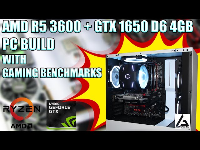 SETUP GAMING – PC tout en un AMD R5 3600 / GTX 1650 / ASUS 24