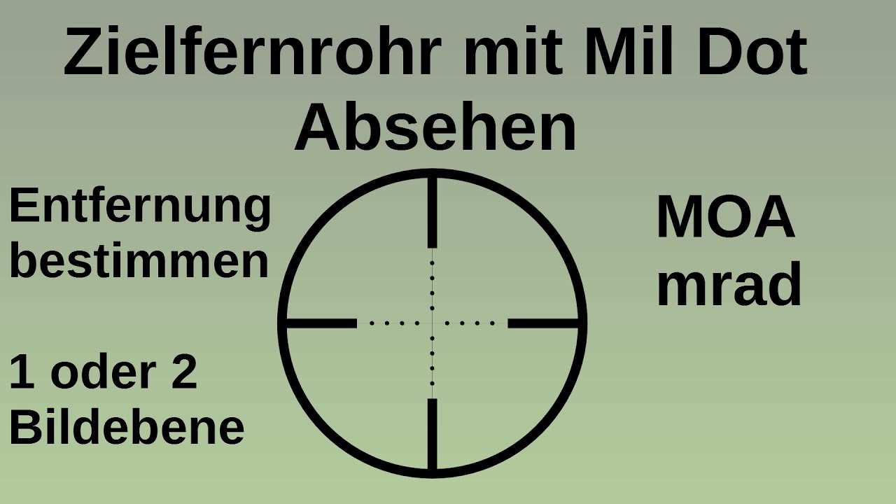 Zielfernrohr Mit Mil Dot Absehen Entfernung Bestimmen MOA Klick zielfernrohr-mit-mil-dot-absehen-entfernung-bestimmen-moa-klick