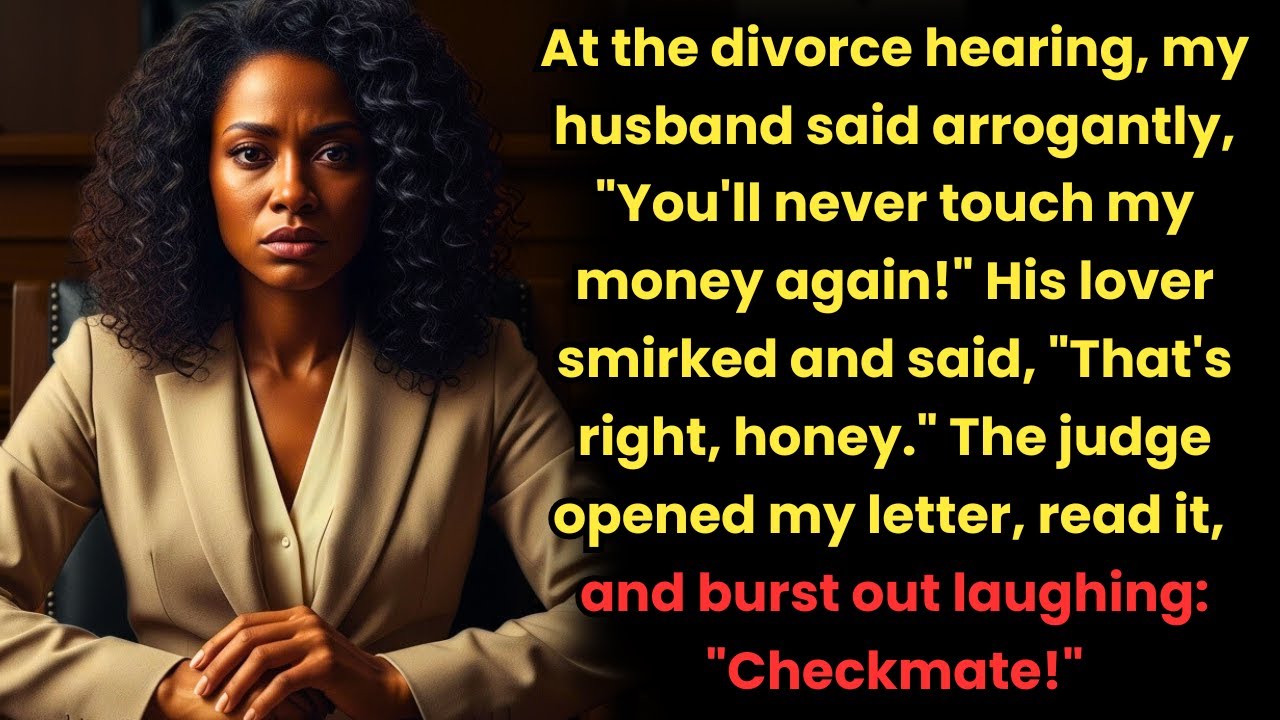 In court, my husband, his mother and his lover laughed at me — until the judge spoke!