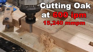 Simple Oak Tray Cut | In Depth Look at CNC Router Machining