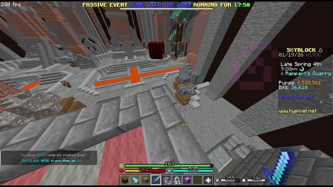 Day 240- Hypixel Skyblock Ironman