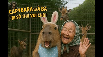 Bà Và Capybara - Vui Chơi Công Viên SỞ THÚ