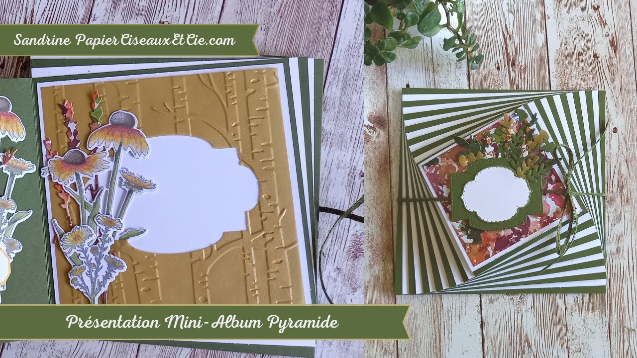 Scrap en Kit Album Pyramide tournée