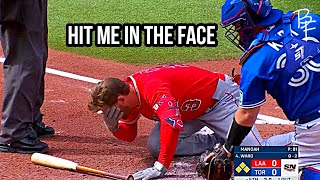 MLB | Strong Hit by pitch in face