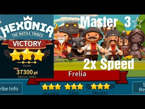 Hexonia | Master Difficulty | 3 Stars | 4 Players | Frelia Tribe