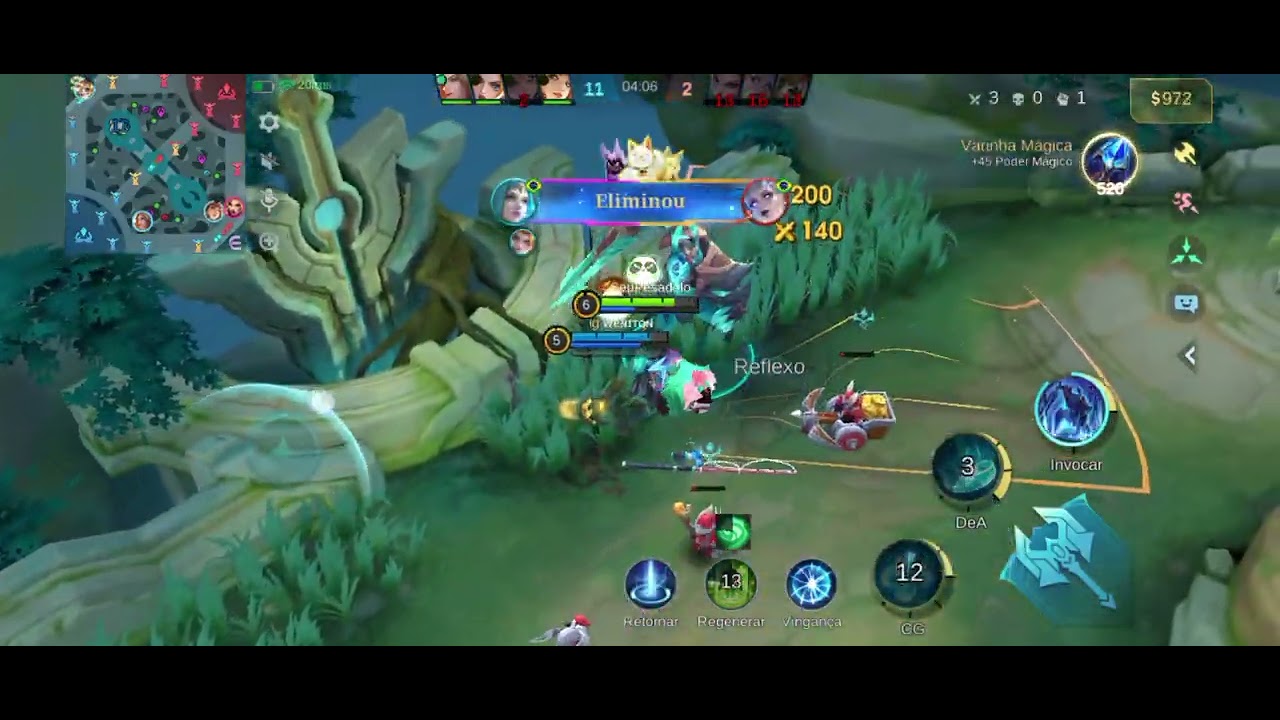 Jogando De Vexana Mid  Mobile Legendes 'Gameplay'