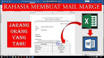 PEMBELAJARAN ONLINE MEMBUAT MAIL MARGE MS WORD EXCEL || MAILINGS || MATERI INFORMATIKA KELAS 9