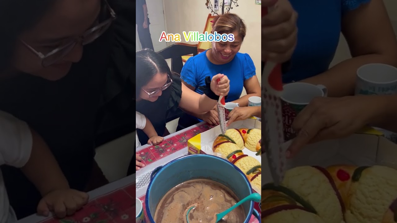 Partimos la rosca y quiso guardar el muñeco