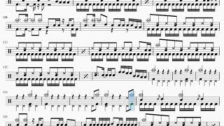 helloween eagle fly free drum score