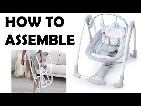 How to Assemble the Ingenuity Baby Swing - Power Adapt Portable Swing  (Links below) - YouTube