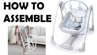 How to Assemble the Ingenuity Baby Swing - Power Adapt Portable Swing (Links below)