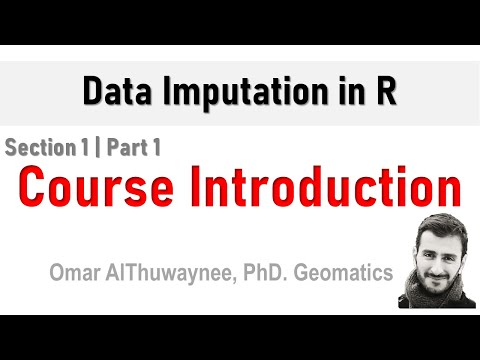 Brief introduction to Data imputation in R course | Part 1.0