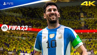 FIFA 23 - Argentina vs Brasil - Qatar 2022 Final Match | PS5™ [4K60fps]