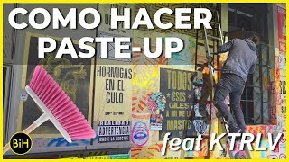 HOW to MAKE a PASTE UP MURAL - BiH