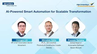 AI-Powered Smart Automation for Scalable Transformation | Advantech Edge AI Conference