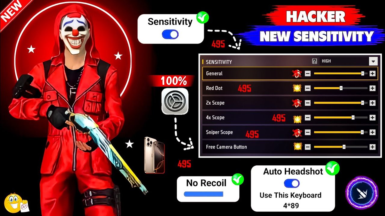 Free Fire Headshot Setting After Ob51 Update 2026⚡Best Sensitivity Settings ⚙️| Sensitivity Setting