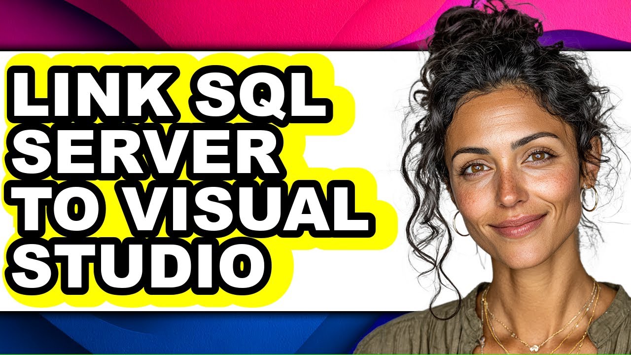 How to Link Sql Server to Visual Studio (updated) - YouTube
