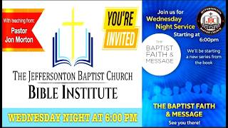 JBC Midweek Online Bible Study (JBC Bible Institute) - June 17, 2026
