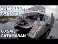 $2,900,000+ SUNREEF 60 SAIL LUXURY CATAMARAN Sailing YACHT TOUR Liveaboard Charter Boat WALKTHROUGH