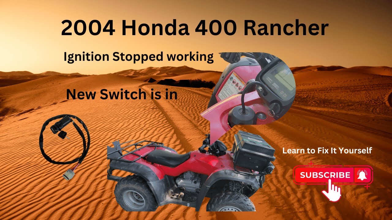 How to Install Ignitions Switch on Honda TRX400 Rancher YouTube