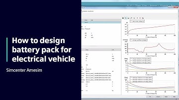 HOW TO Design battery pack for electrical vehicle with Simcenter Amesim | #HowToSimcenterSystems