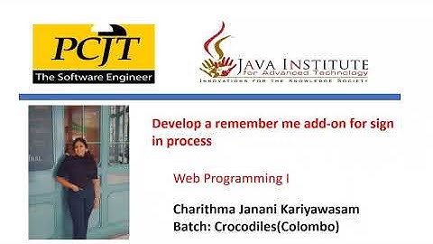 EP: 04 Develop a Remember Me add-on for sign in in-process