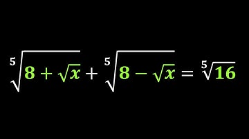 An Interesting Radical Equation | Math Olympiad Training
