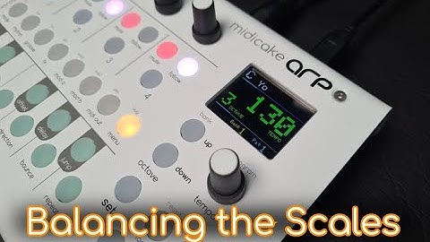 Midicake ARP - Exploring Scales
