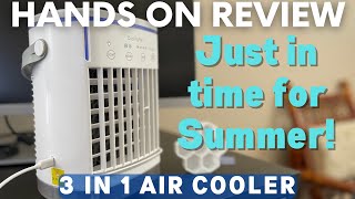 Review Of Evaporative Air Cooler By Supzimo Portable Cooling Fan With 4 Wind Speed Led Light