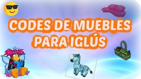 Codes de muebles para iglús＼(^ω^＼) [Free Penguin] - Patix xD