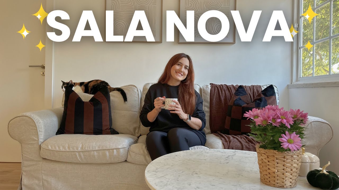 REDECOREI A SALA DO MEU APARTAMENTO EM PORTUGAL