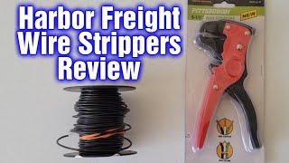 Pittsburgh Wire Strippers From Harbor Freight Tools Review And How To Use