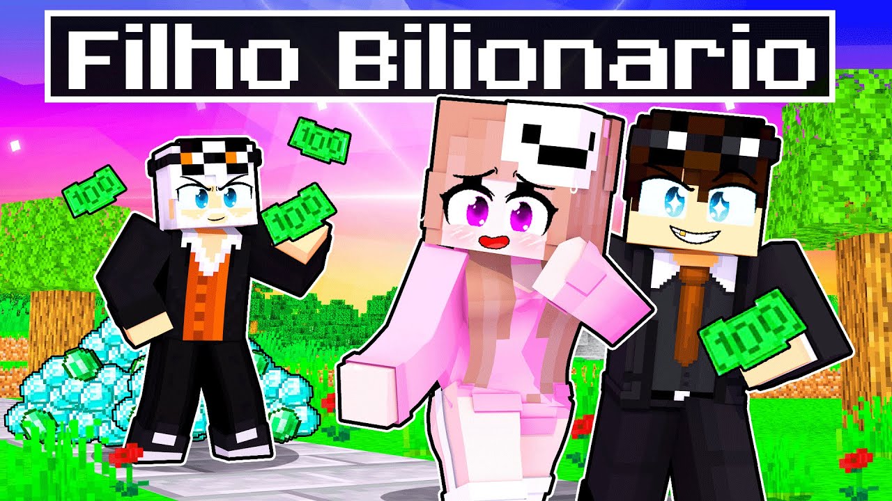 BILIONÁRIO me CONTRATOU para NAMORAR o FILHO dele no Minecraft