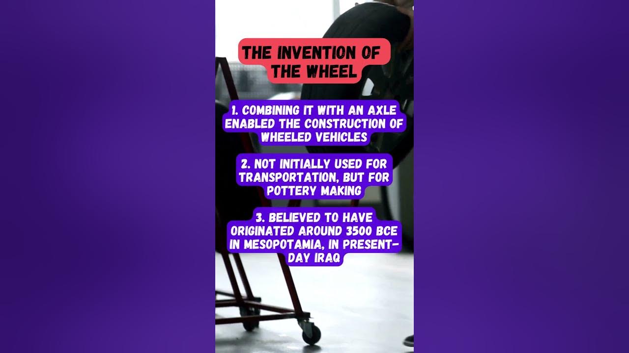 The wheel was invented for a purpose you didn't know before 🛞 Facts