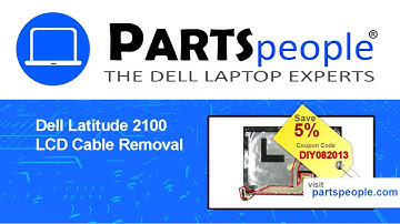 Dell Latitude 2100 (P02T001) LCD Cable How-To Video Tutorial