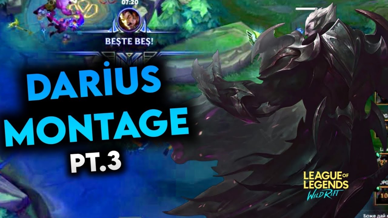 DARIUS MONTAGE #3 | BEST PLAYS IN HIGH ELO | LOL WILD RIFT